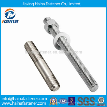 HIGH STRENGTH ASTM A193 B8 B8M stainless steel SS304 A2 stud bolt